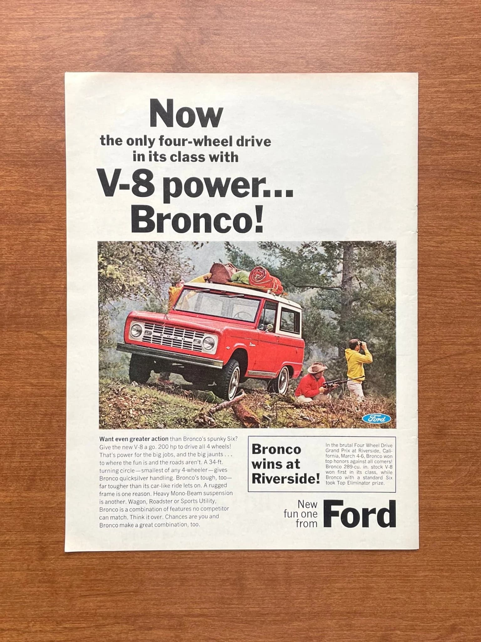 1966 Ford Bronco advertisement