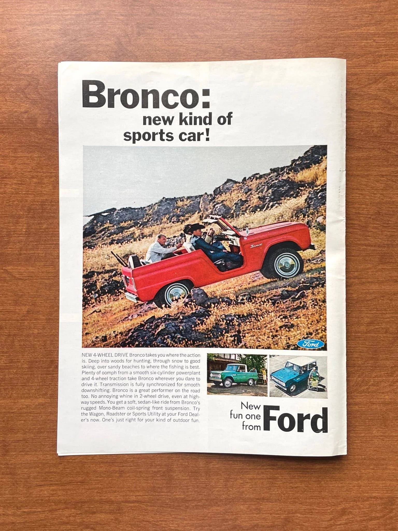 1966 Ford Bronco advertisement