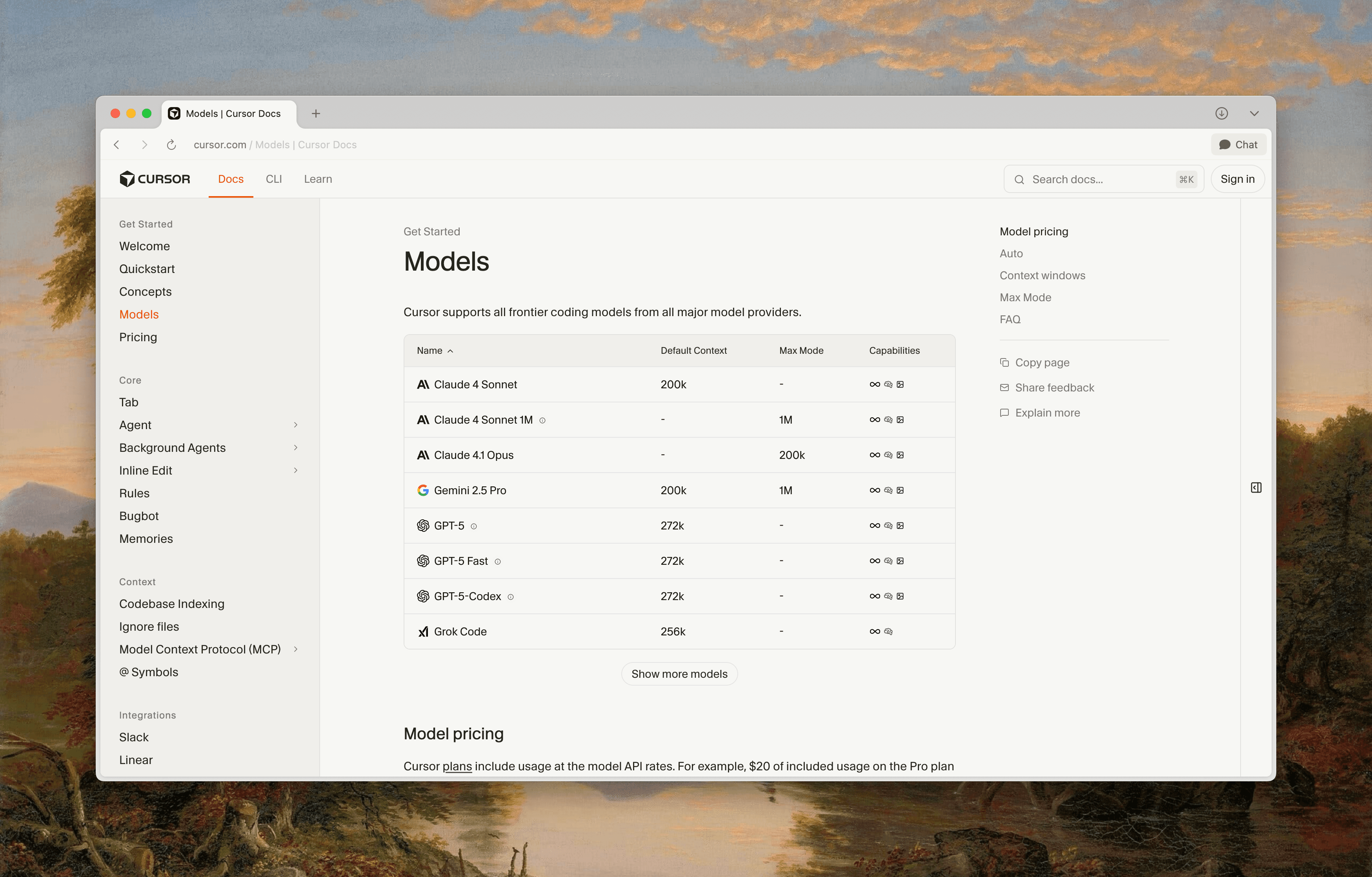 Documentation design example