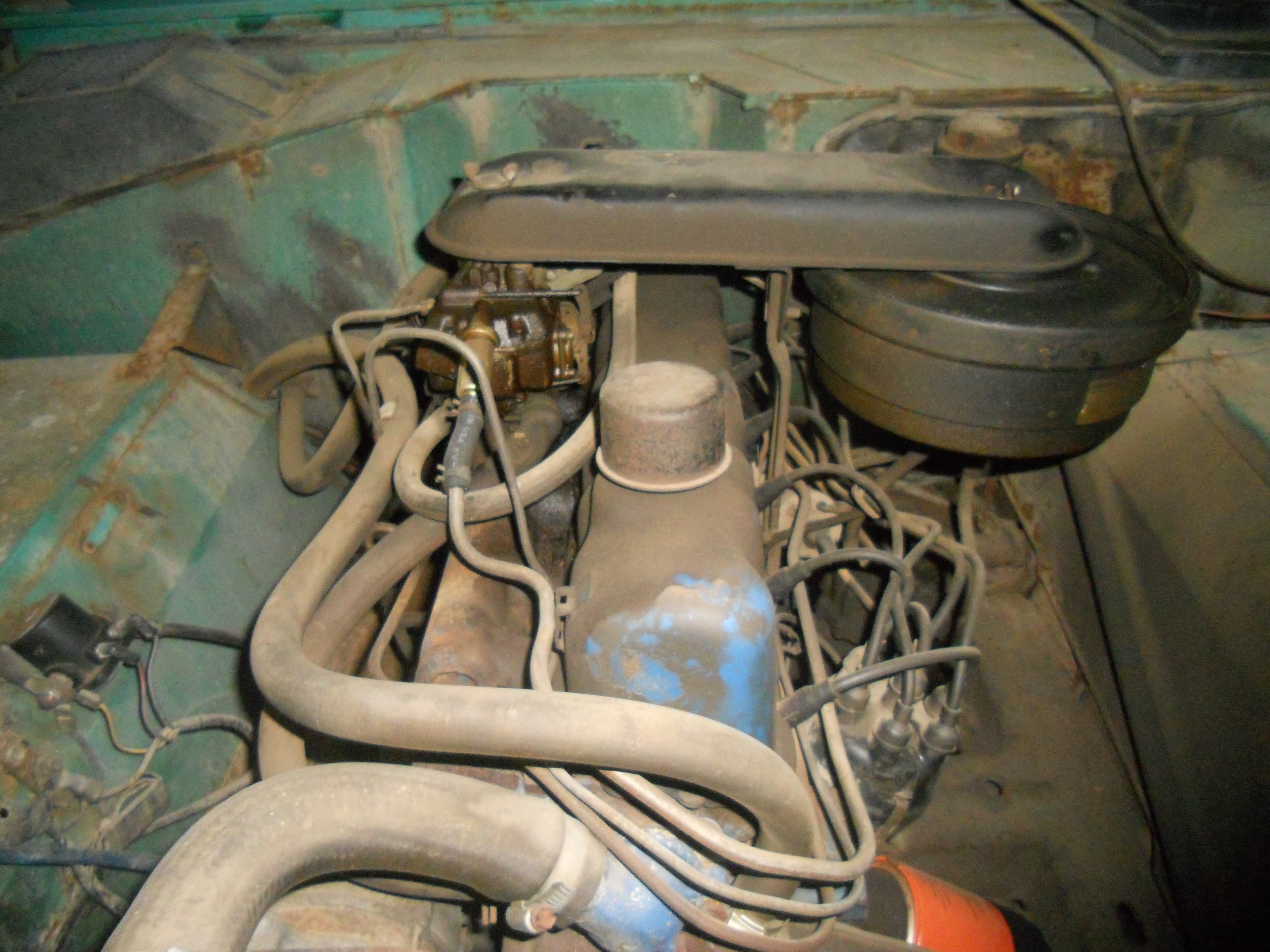 Before: engine bay