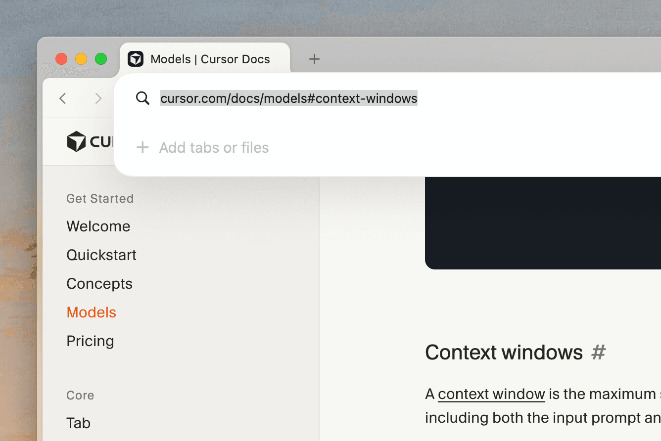 Linkable headings example